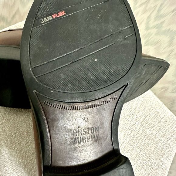 Johnston & Murphy Brown Leather Penny Loafers Mens Size 9 J&M Flex main image 9
